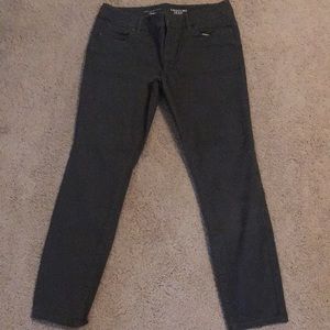 The Limited olive skinny denim